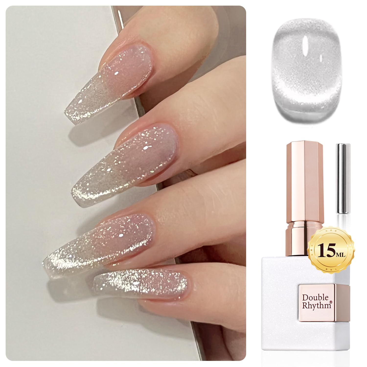 5ML Holographic Glitter Shimmer Translucent Jelly Color