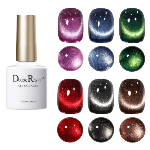 Double Rhythm Six Color Cat Eye Gel Polish