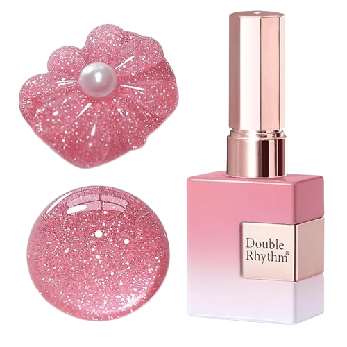 Double Rhythm Glitter Gel Polish